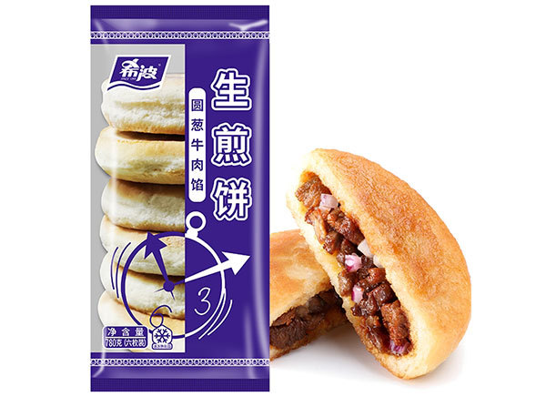 六粒裝圓蔥牛肉餡生(shēng)煎餅
